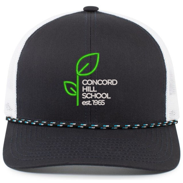 Pacific Headwear Trucker Snapback Braid Cap - Embroidered Logo Thumbnail