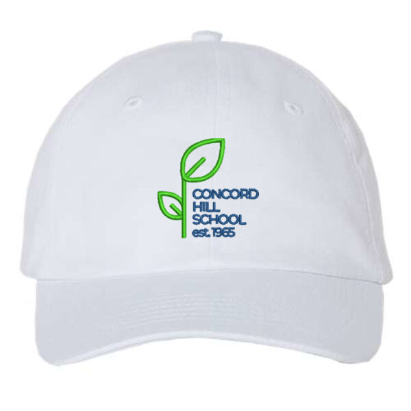 Valucap - Small Fit-Bio-Washed Dad's Cap - Embroidered Logo Thumbnail