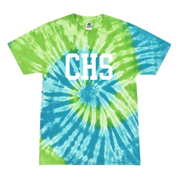 Colortone - Youth Multi-Color Tie-Dyed T-Shirt - PrintED Logo Thumbnail