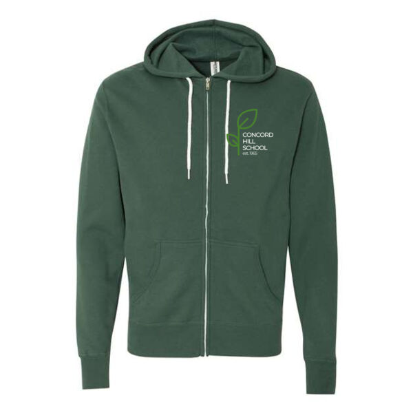 Independent Trading Co - Lightweight Full-Zip Sweatshirt - Screen Print Logo Thumbnail