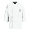 Button Chef Coat with Thermometer Pocket Thumbnail