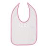 Infant Contrast Trim Premium Jersey Bib Thumbnail