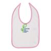 Infant Contrast Trim Premium Jersey Bib Thumbnail