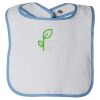 Infant Contrast Trim Terry Bib Thumbnail