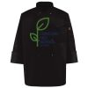 Ten Pearl Button Black Chef Coat Thumbnail